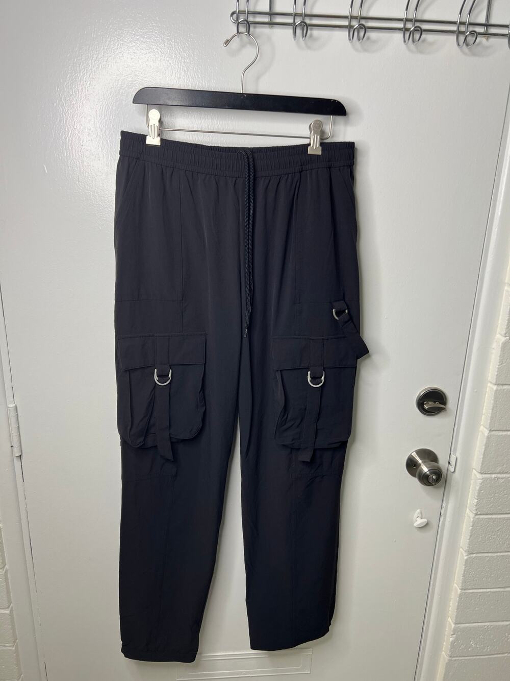 ALO Yoga Black Cargo Track Pants